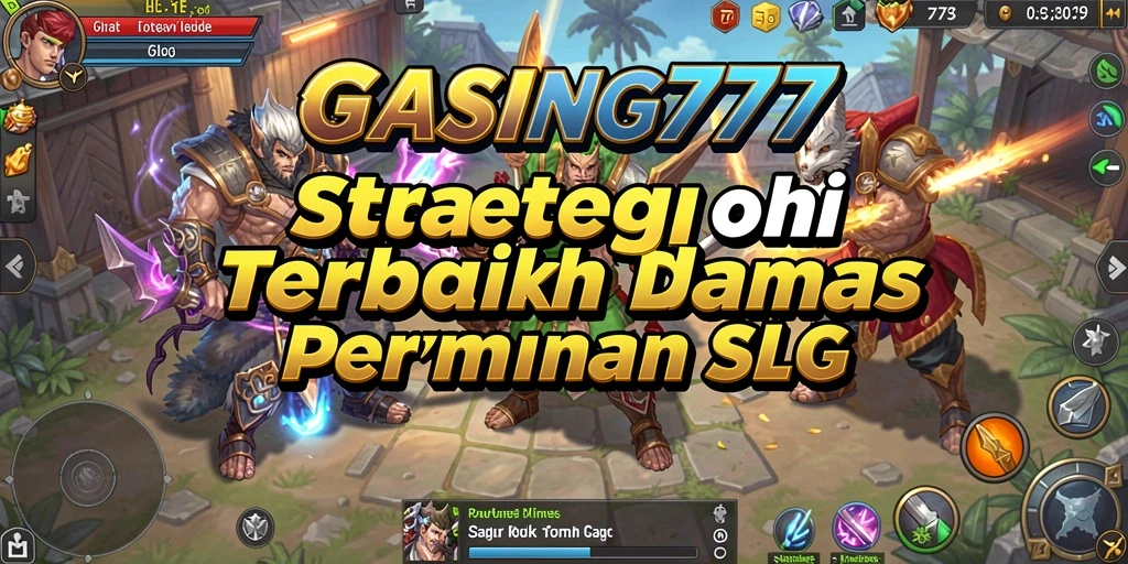Tampilan gameplay menarik dalam GASING777 yang penuh strategi SLG.