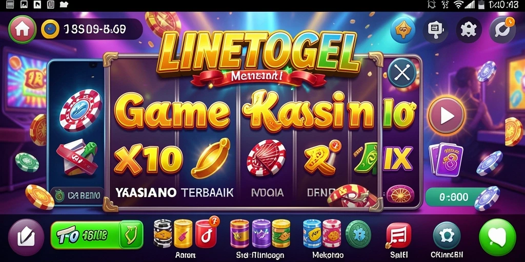 Tampilan menarik LINETOGEL saat bermain permainan Kasino.