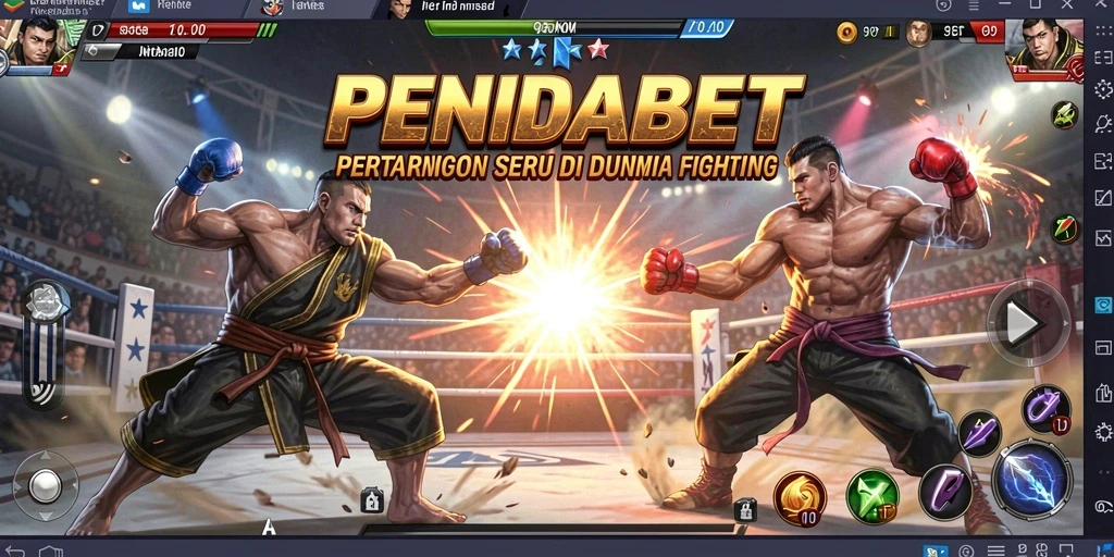 Screenshot gameplay seru dalam pertarungan di PENIDABET.