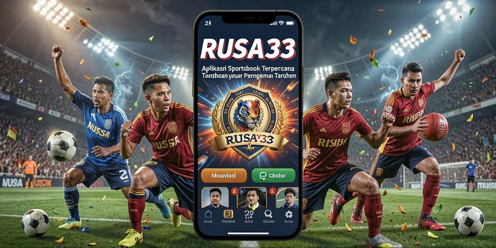 Tampilan antarmuka RUSA33 dengan menu taruhan olahraga yang menarik.