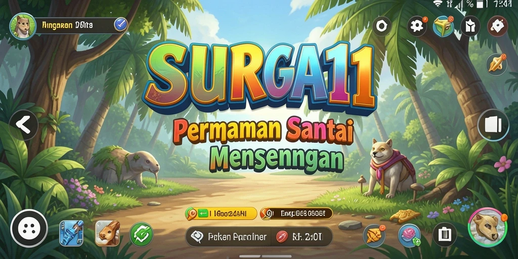 Tampilan menawan dari gameplay SURGA11 yang mengasyikkan.