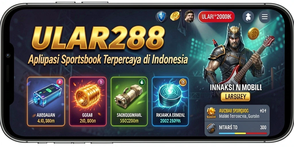 Tampilan gameplay ULAR288 dengan berbagai opsi taruhan olahraga.